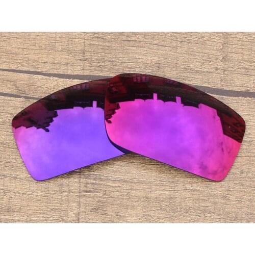 Vonxyz Midnight Mirror Polarized Replacement Lenses for-Oakley Gascan Frame