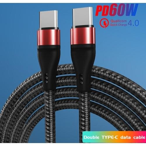 5A PD Charger Cable Type C To Type C Smart Phone Quick Charge Date Tran Wire For Xiaomi 11 Huawei P40 Pro Samsung Note 20 Ultra
