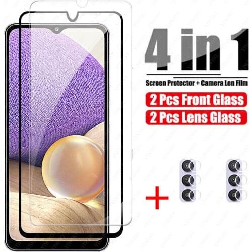 Protective glass For samsung galaxy a32 5G case camera glass galaxy A32 A 32 tempered glass samsun gakxi A32 2021 phone cover