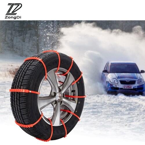 ZD 10X/set Car Styling Winter Anti Slip Snow Chain For VW Passat B5 B6 Polo Golf 4 5 Chevrolet Cruze Lada Granta RAM Accessories