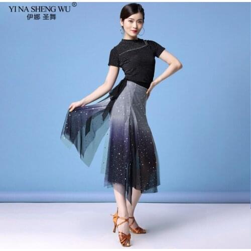 Women Ballroom Belly Dance 3pieces Tops Underpants Latin Dance Dress Tango Dance Wear Hip Scarf Professional Ballroom Dancewear