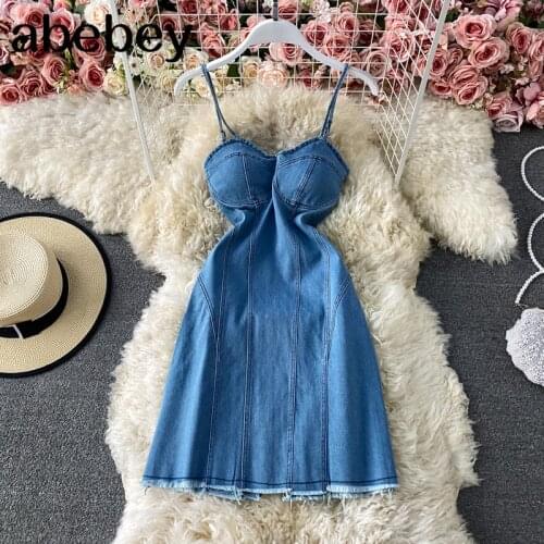 Abebey Fashion Denim Dresses