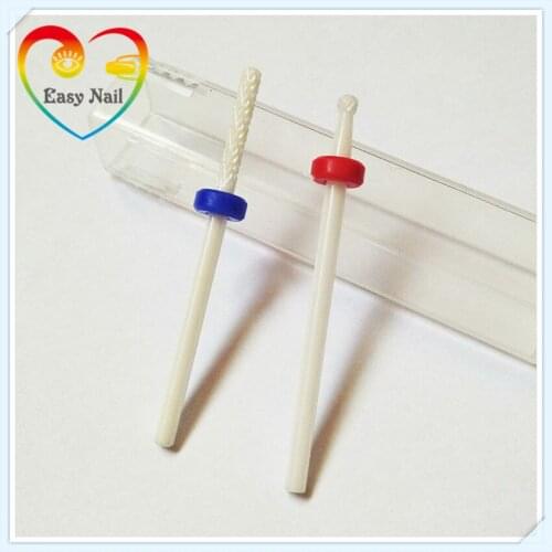 EasyNai 1pcs 3/32" Bit nail art salon tools electric drill Ceramic nail file drill bit for nail manicure machine Cut Cuticle,M,F