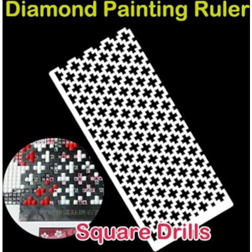 Diamond Painting Tools Mesh Ruler Square Drill Drawing Ruler Diamond Embroidery accessory
