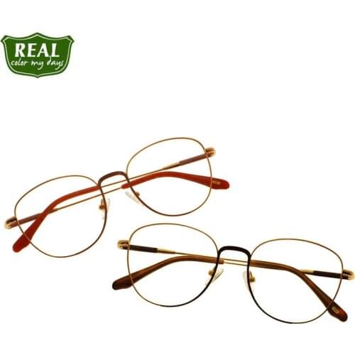 REAL Best Selling Retro Women Metal Frame Titanium temple reading Eyewear MT0019
