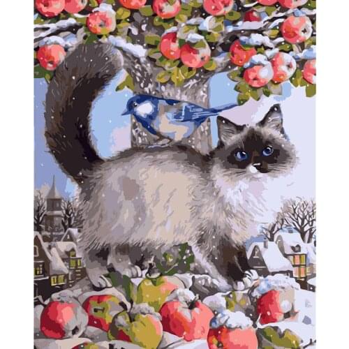 Oil Painting By Numbers Schilderen Op Nummer Home Decor Decorative Frames Acrylic Paints Canvas For drawing Diy Gift Wall Art