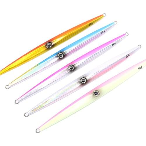CASTFUN Metal Jig 60g 80g 100g 120g FALLING Jigging Lure Speed Jig