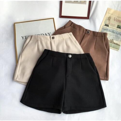 Женские шерстяные шорты MISS Feb Plum China At AliExpress