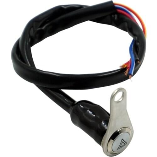 Motorcycle Switch ON-Off Handlebar with LED Indicator Light Waterproof Button Headlight Warning Switches