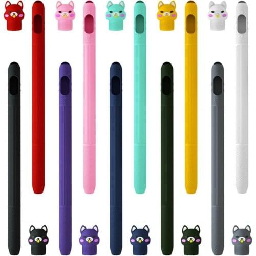 Cartoon Shockproof Soft Silicone Cover Sleeve Stylus Pen Protective Case for Apple Pencil for Mobile Android Phone Smart Pencil