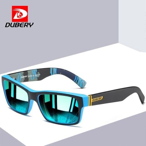 DUBERY Brand Design Polarized Sunglasses Men TAC Mirror Retro Ultralight Sun Glasses For Women UV400 Goggles vintage sunglasses