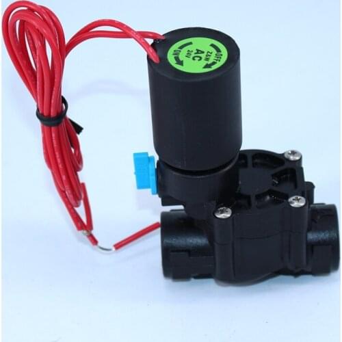 3/8 Inch Plastic irrigation Electric Solenoid Valve NPT 24V AC Gas Water Air Normally Closed NC
