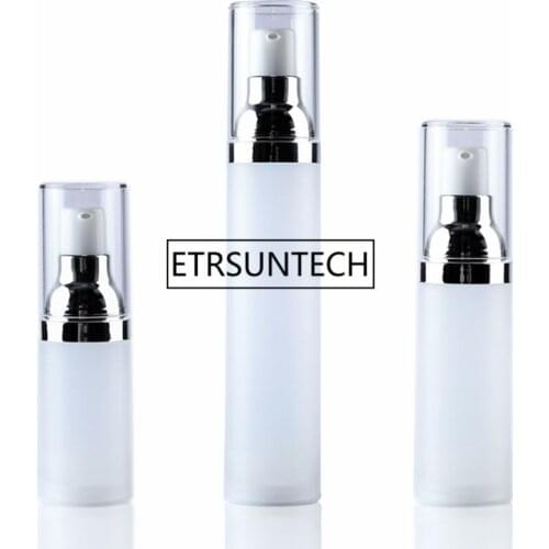 15ml, 30ml, 50ml Empty Serum Bottles Vacuum Pump Bottles Lotion Sub-Bottling With PP Cream Airless Bottle F1223