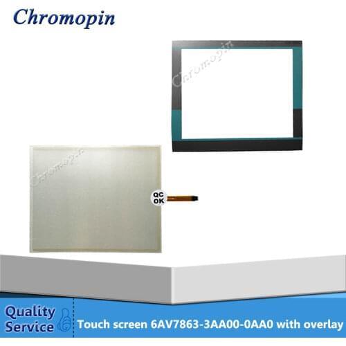 Touch panel screen for 6AV7863-3AA00-0AA0 6AV7 863-3AA00-0AA0 with protective film