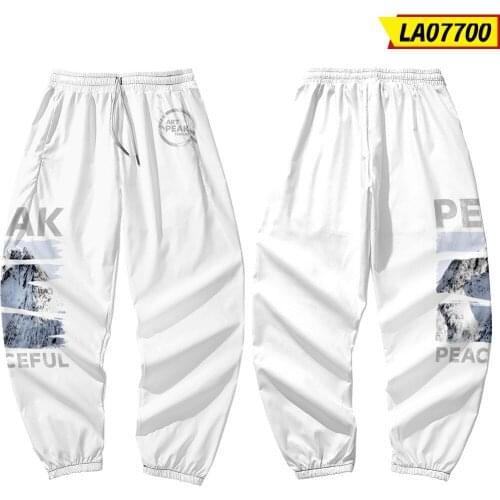 Oversize 6XL Peak Printed Men Japanese Pocket Cargo Pants Joggers Harajuku Harem Pants Sweatpant Hip Hop Trousers