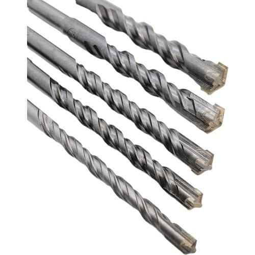 Impact Drill Bit Cross Cemented Carbide Chisel Head Round Handle Used For Drilling Bricks,Concrete,Stones Electric Hammer Bit