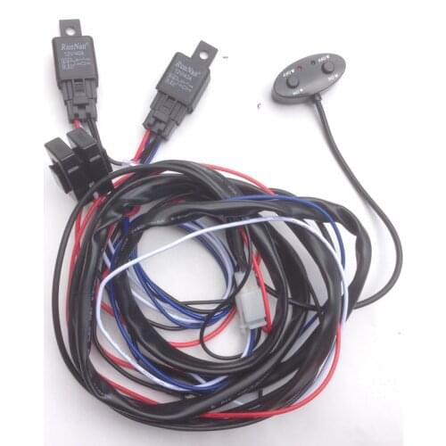 12V/24V 40A Relay 30A Fuse 1 / 2 switch Car Motorcycle truck trailer Led/HID Xenon/Halogen light lamp ON/OFF Power Switch cable