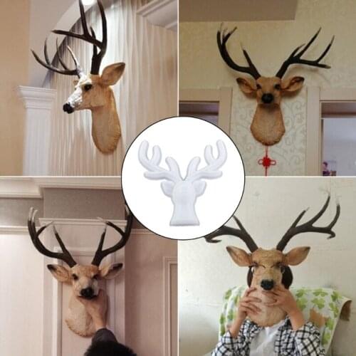 13MC Deer Horns Decorations Crystal Epoxy Resin Mold Jewelry Storage Show Rack Silicone Mould DIY Crafts Making Tool