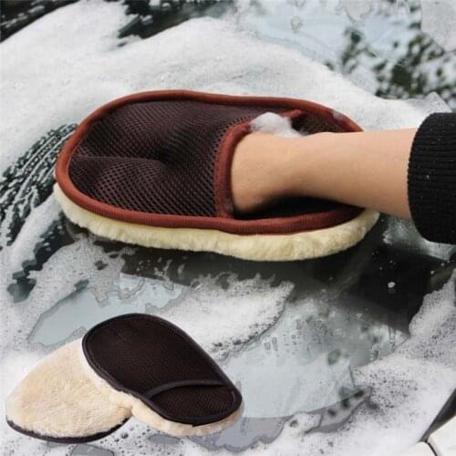 New Car Motorcycle Washer Car Cleaning Glove Auto Plush Vehicle Wash Mitten Cloth Cleaning Polishing Mitt Brush