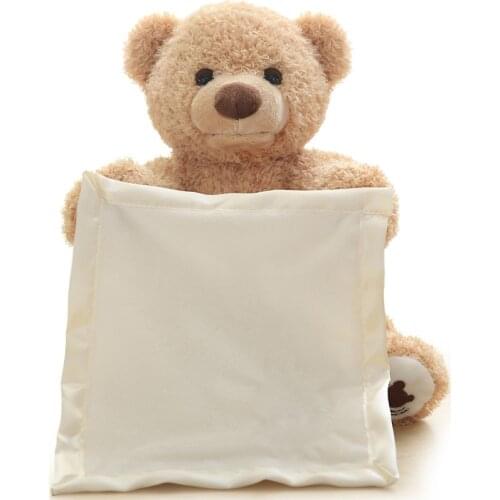 Stroy tellingTeddy Bear Stuffed Animals Plush Toy Colorful Glowing Teddy Bear Christmas Gift for Kids