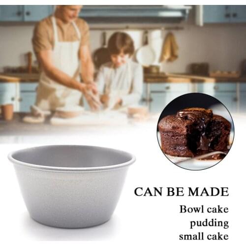 1pcs Egg Tarts Mold Cake Mold Cup Bowl Baking Cup Mold Non-stick High Carbon Steel Muffin Cup Home Kitchen Baking Accessories