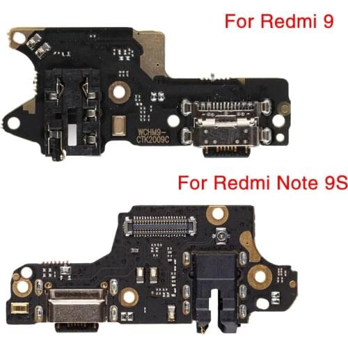 1pcs USB Port Charger Charging Board Dock Plug Connector Flex Cable For Redmi 9 Note 9S Pro 5G