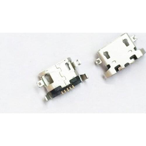 100pcs 5pin Charging socket Micro mini USB Jack Charging port Socket Connector For Lenovo A850