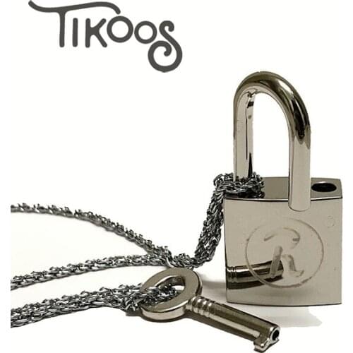 2pcs/set lovers Ai Yazawa NANA metal pendant key&lock alloy fashion cosplay accessories chain necklace