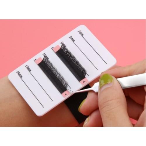 Acrylic Lashes Holder Pad Individual Eyelash Tablet Makeup Tools Palette 1pcs Eyelash Pad Lash Extension Glue Pallet Holder Card