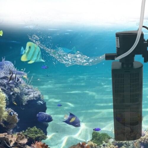 For Fish Tank Filtration Internal Filter 12W 18W 25W 35W Powerful Aquarium Filter Pump Ultra-quiet 3 in 1 Fish Tank Water Pump