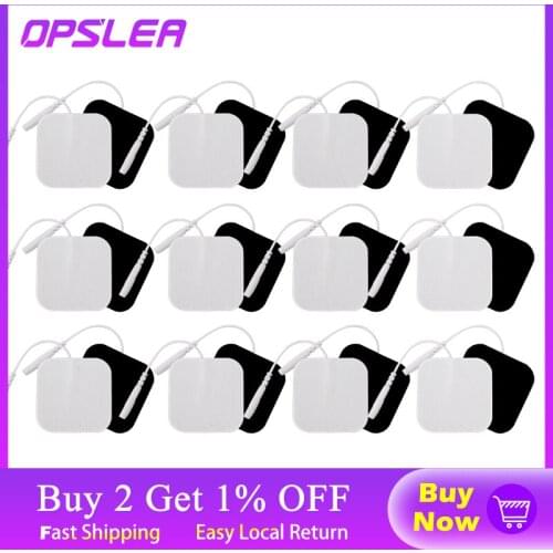 100/20Pcs Reusable Electrode Pads Tens Acupuncture Massager Electrical EMS Trainer Muscle Stimulation Tens Electrodes Pads