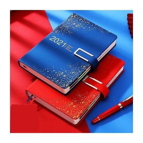 Agenda 2021 Diary Planner A5 Buckle Notebook and Journal Kawaii Organiser 365 Day Daily Monthly Plan Schedule Notepad Stationery