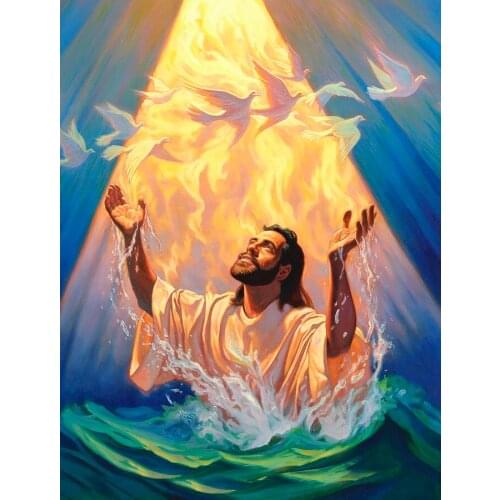 JMINE Div 5D Love Dove Jesus Religious Full Diamond Painting cross stitch kits art Portrait 3D paint by diamonds