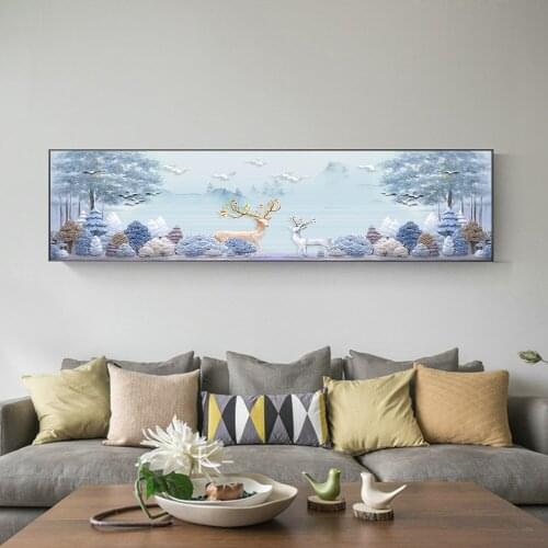 Cartoon Deer Canvas Paintings Wall Art Prints Poster Children Living Room Decor Decorative Paintings On The Wall Home Decor