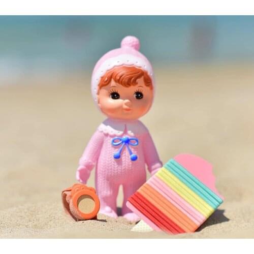 20cm Lovely Retro Doll Play House Toy Hand Painted Children Decoration Gift Mini Cute Baby Soft Doll