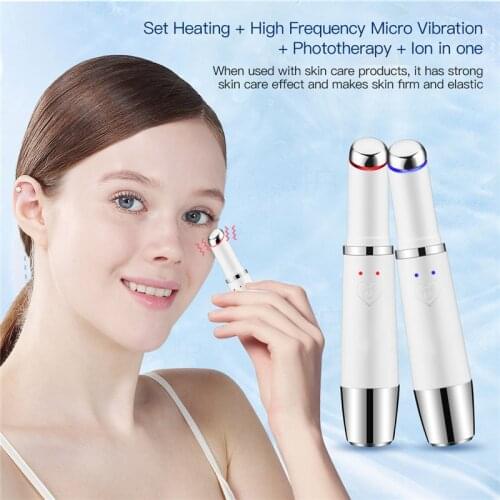 Heating Therapy Ions Electric Vibration Eye Massager Anti-Ageing Wrinkle Dark Circle Wrinkle Removal Beauty Lift Eye Skin Care