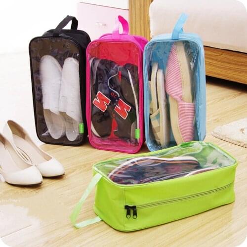 Multicolor Foldable Travel Storage shoebox portable Dustproof and waterproof finishing shoe holder for Travel business trip