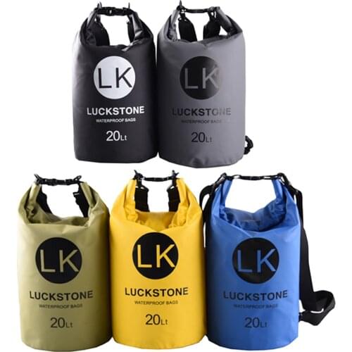 Marine Waterproof Dry Bag Backpack for Beach Kayak Canoe Inflatable Fishing Boat Camping 10/20L igh Quality Durable 500D PVC