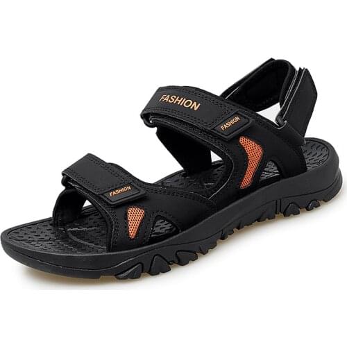 Mens sandals shoes summer new trendy student casual beach shoes men sandals обувь мужская летняяH487