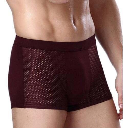 Mens Underwear Boxers Men Boxer Shorts Underwear Panties Man Boxer Homme Underpants Boxershort Calzoncillos Bamboo Fiber Shorts