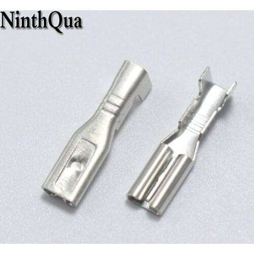 50Pcs 2.8mm Female Crimp Spade Terminal Connection 2.8 mm Terminals Connector Car Auto Boat Modified Accessories