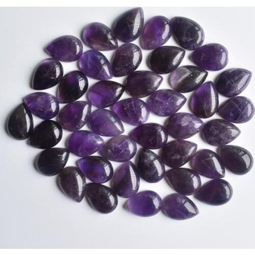 Wholesale 30pcs 13x18mm high quality Natural stone drop CABOCHON CAB teardrop Beads for jewelry making free shipping