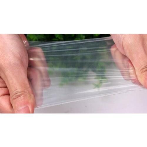 50cmx70cm Popular Sell Plastic transparent bag self seal clear cello cellophane resealable poly bags for packaging clothing