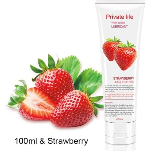 Fruit Flavor Lubricant for Anal Sex Oral Sex Massage Oil Lubricating Oil SANA889