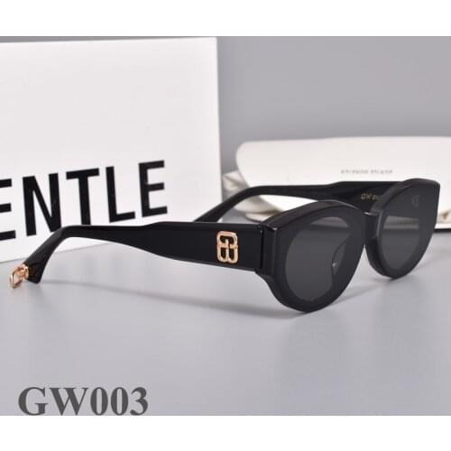 2020 New Fashion Small Frame Cat Eyes Women Men Sunglasses Acetate Polarized UV400 GENTLE GW003 Oval Sunglasses for Women Men