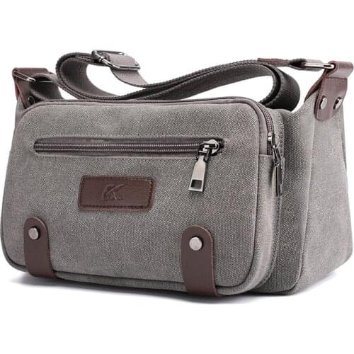 Kvky grey shoulder bag bolsa feminina woman bags crossbody sling bag schoudertas canvas messenger bag bolso small bags for women