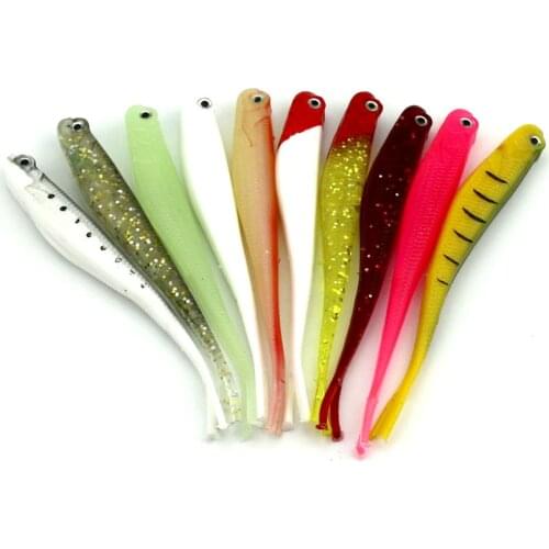 1PC 13CM 8G Soft Plastic Worm Baits Bionic Artificial Fishing Lures Bass Baits Crankbaits Minow Swimbait Saltwater Freshwater