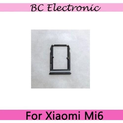 1PCS SIM Card Tray Holder for Xiaomi MI6 Mi 6 SIM Holder Slot Container Adapter Phone Replacement Part