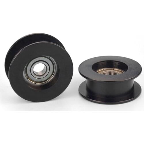 1Pc H Groove Bearing Pulley Nylon Belt Guide Wheel Hanging Pulley, Household Furniture Pulleys Roller Wheel Hardware Accessories