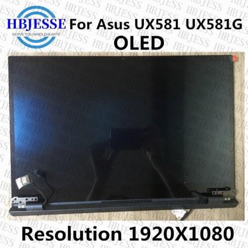 15.6'' original display WITH AB cover for FOR ASUS UX581 UX581G LCD screen assembly UHD 3840X2160 resolution